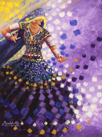 Bandah Ali, 18 x 24 Inch, Acrylic on Canvas, Figurative-Painting, AC-BNA-070
